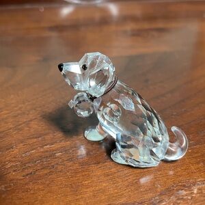 Swarovski Crystal Saint Bernard Dog Figurine